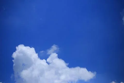 Blue sky with cloud Stock Photos