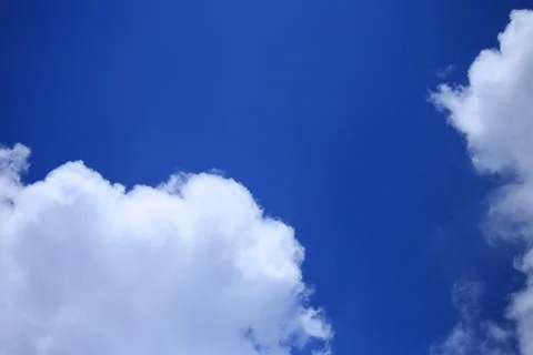 Blue sky with cloud Stock Photos