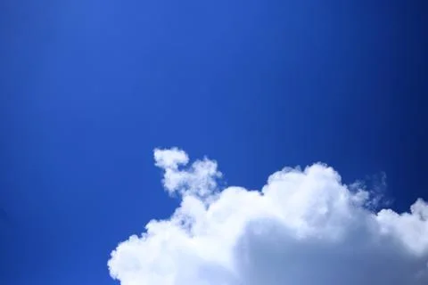 Blue sky with cloud Stock Photos