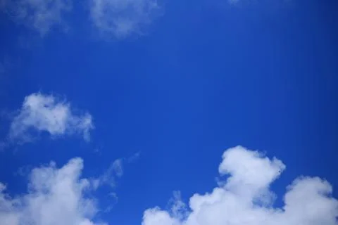 Blue sky with cloud Stock Photos