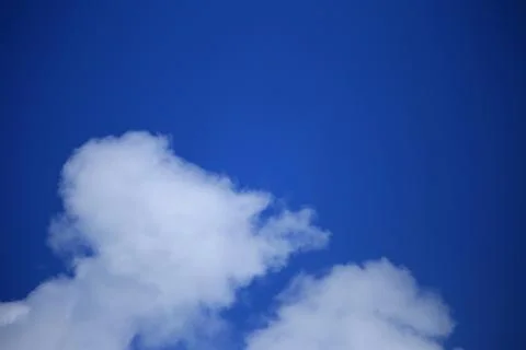 Blue sky with cloud Stock Photos