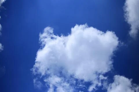 Blue sky with cloud Stock Photos