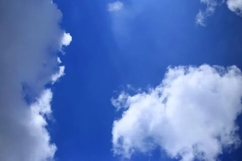 Blue sky with cloud Stock Photos