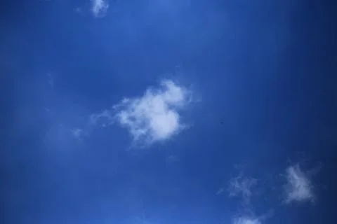 Blue sky with cloud Stock Photos