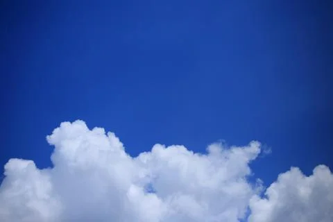Blue sky with cloud Stock Photos