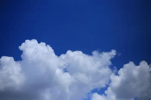 Blue sky with cloud Stock Photos