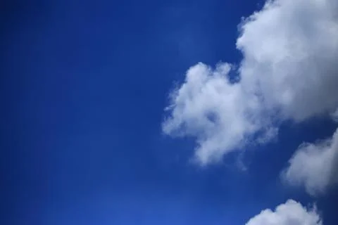 Blue sky with cloud Stock Photos