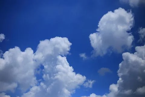 Blue sky with cloud Stock Photos
