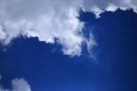 Blue sky with cloud Stock Photos