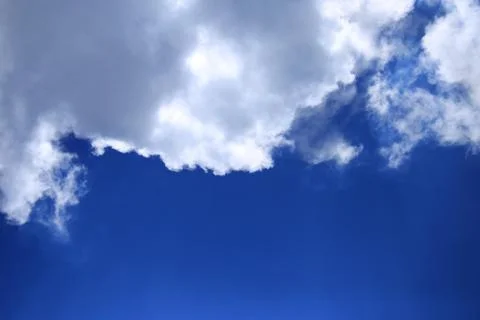 Blue sky with cloud Stock Photos