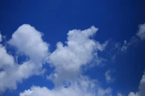 Blue sky with cloud Stock Photos