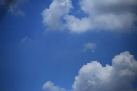 Blue sky with cloud Stock Photos