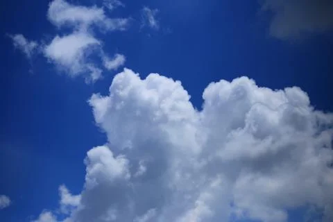 Blue sky with cloud Stock Photos