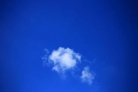 Blue sky with cloud Stock Photos