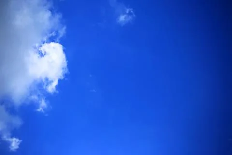 Blue sky with cloud Stock Photos