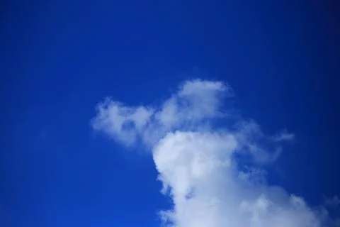 Blue sky with cloud Stock Photos