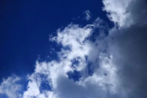 Blue sky with cloud Stock Photos