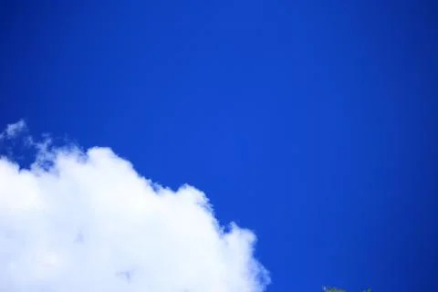 Blue sky with cloud Stock Photos