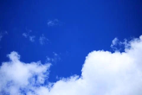 Blue sky with cloud Stock Photos