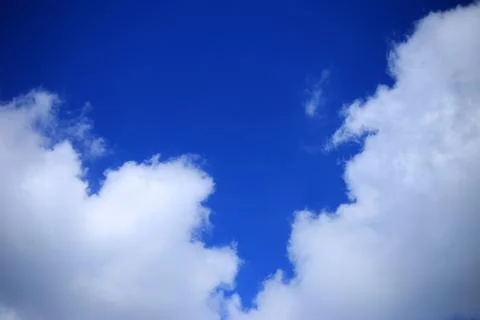 Blue sky with cloud Stock Photos