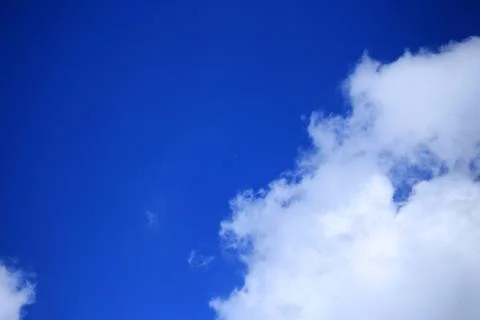 Blue sky with cloud Stock Photos