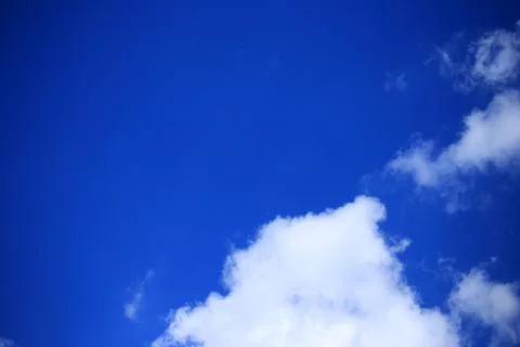 Blue sky with cloud Stock Photos