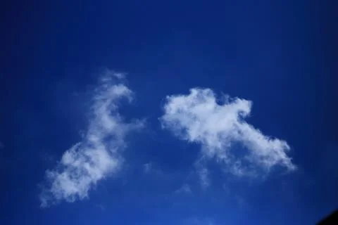 Blue sky with cloud Stock Photos