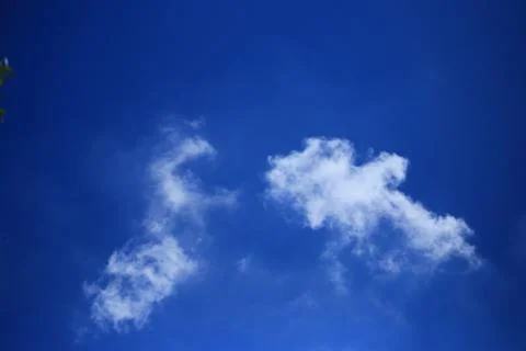 Blue sky with cloud Stock Photos