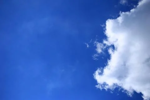 Blue sky with cloud Stock Photos