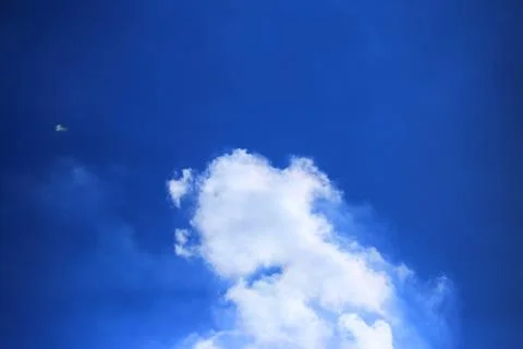 Blue sky with cloud Stock Photos