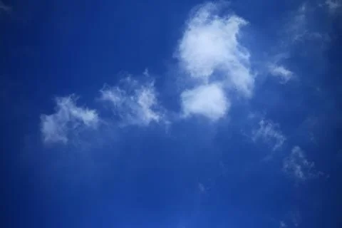 Blue sky with cloud Stock Photos