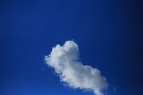 Blue sky with cloud Stock Photos