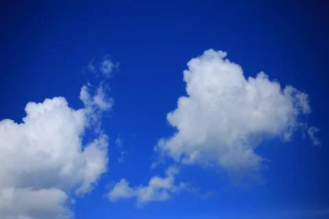 Blue sky with cloud Stock Photos