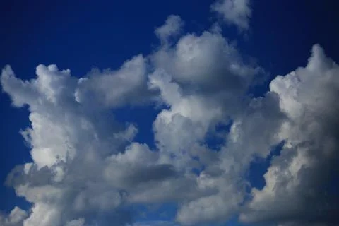 Blue sky with cloud Stock Photos