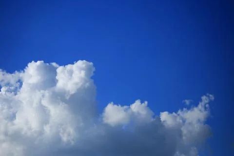 Blue sky with cloud Stock Photos