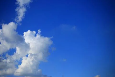 Blue sky with cloud Stock Photos