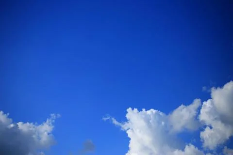 Blue sky with cloud Stock Photos