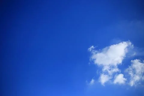 Blue sky with cloud Stock Photos