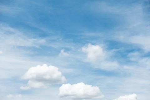 Blue sky with cloud Stock Photos