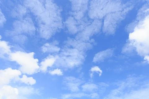 Blue sky with cloud Stock Photos