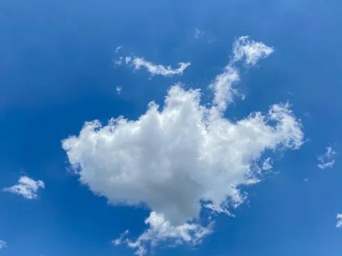 Blue sky with cloud Stock Photos