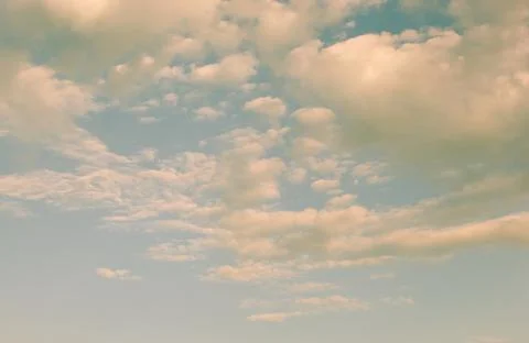 Blue sky with cloud Stock Photos