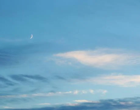 Blue sky with cloud Stock Photos