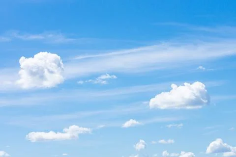 Blue sky with cloud. Stock Photos