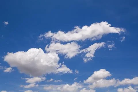 Blue sky with cloud Stock Photos