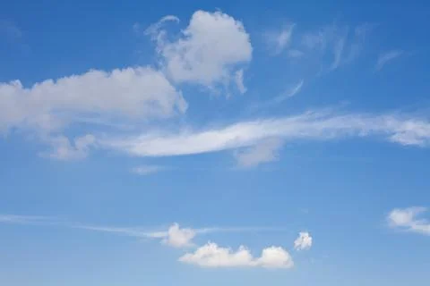 Blue sky with cloud Stock Photos