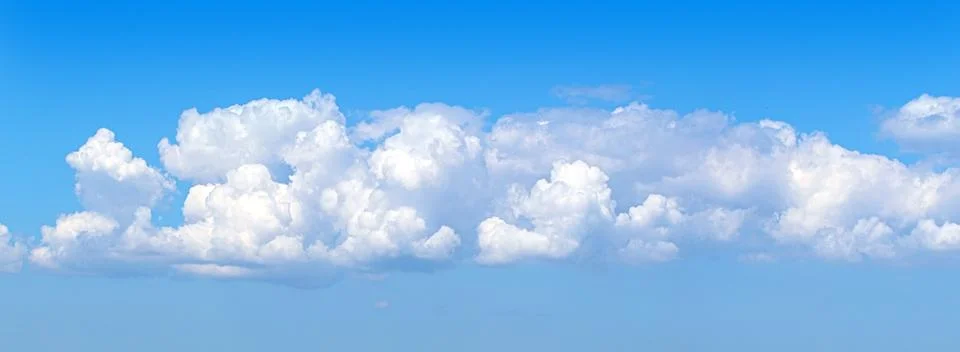 Blue sky with cloud Stock Photos