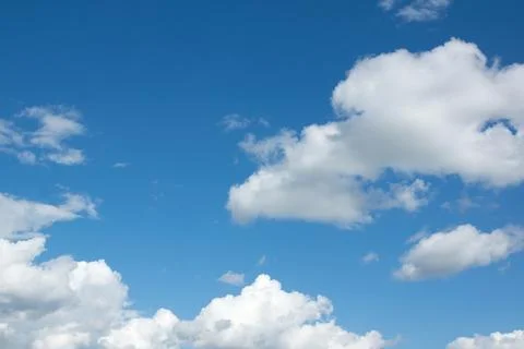 Blue sky with cloud Stock Photos