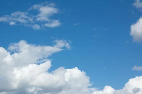 Blue sky with cloud Stock Photos