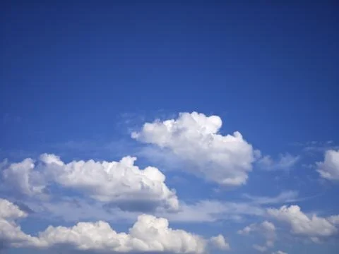 Blue sky with cloud Stock Photos